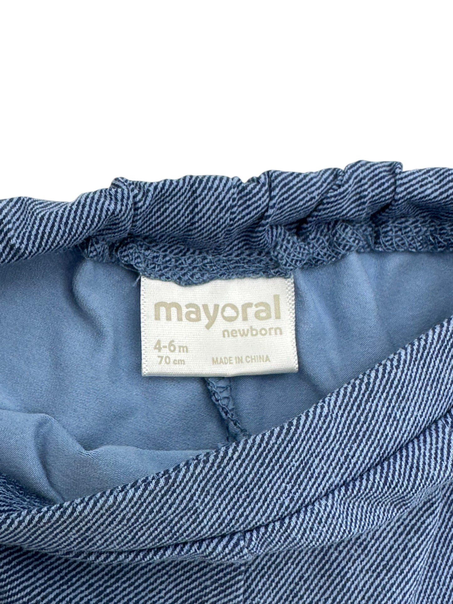 Blue Shorts 4-6 Months