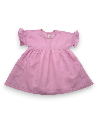 Vestido Rosa 3-6 Meses