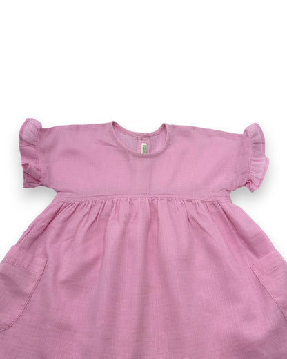 Vestido Rosa 3-6 Meses