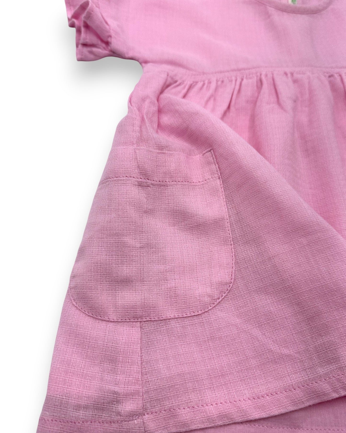 Vestido Rosa 3-6 Meses