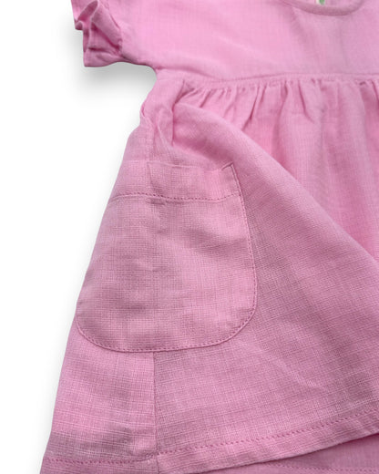 Vestido Rosa 3-6 Meses