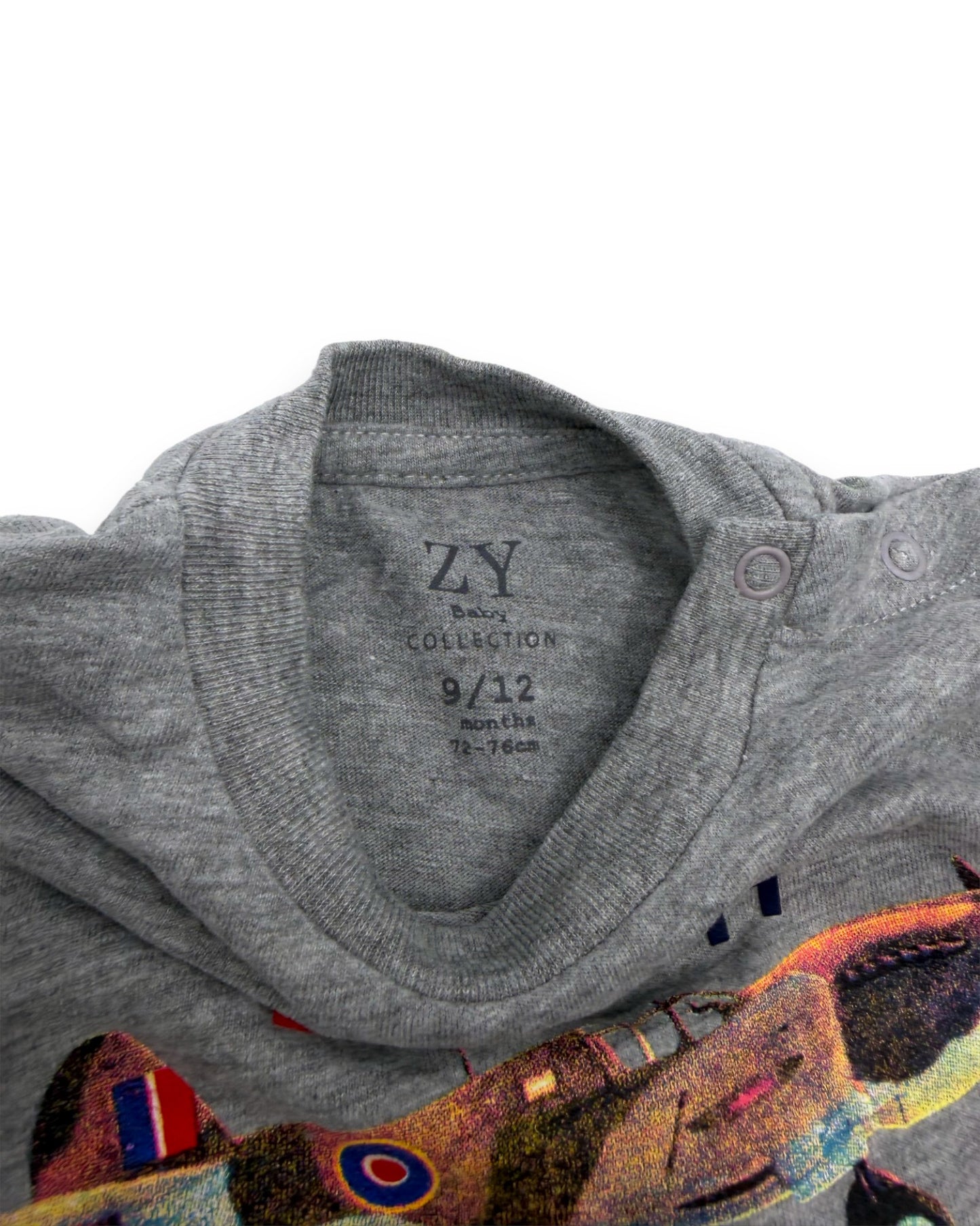 T-Shirt Aviões 9-12 Meses