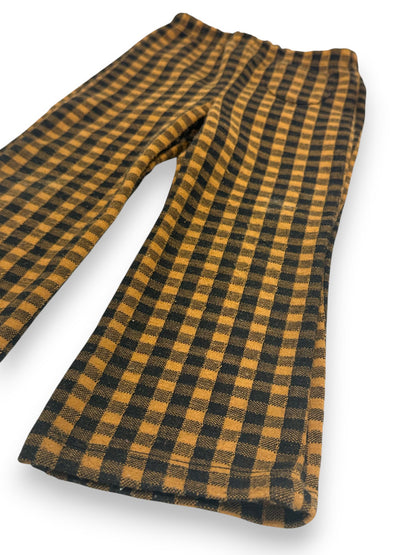 Brown Plaid Pants 12-18 Months