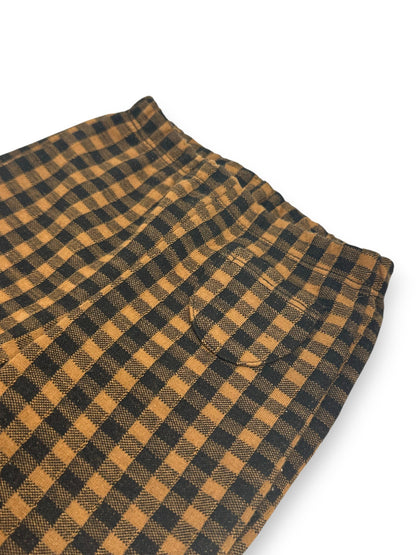 Brown Plaid Pants 12-18 Months