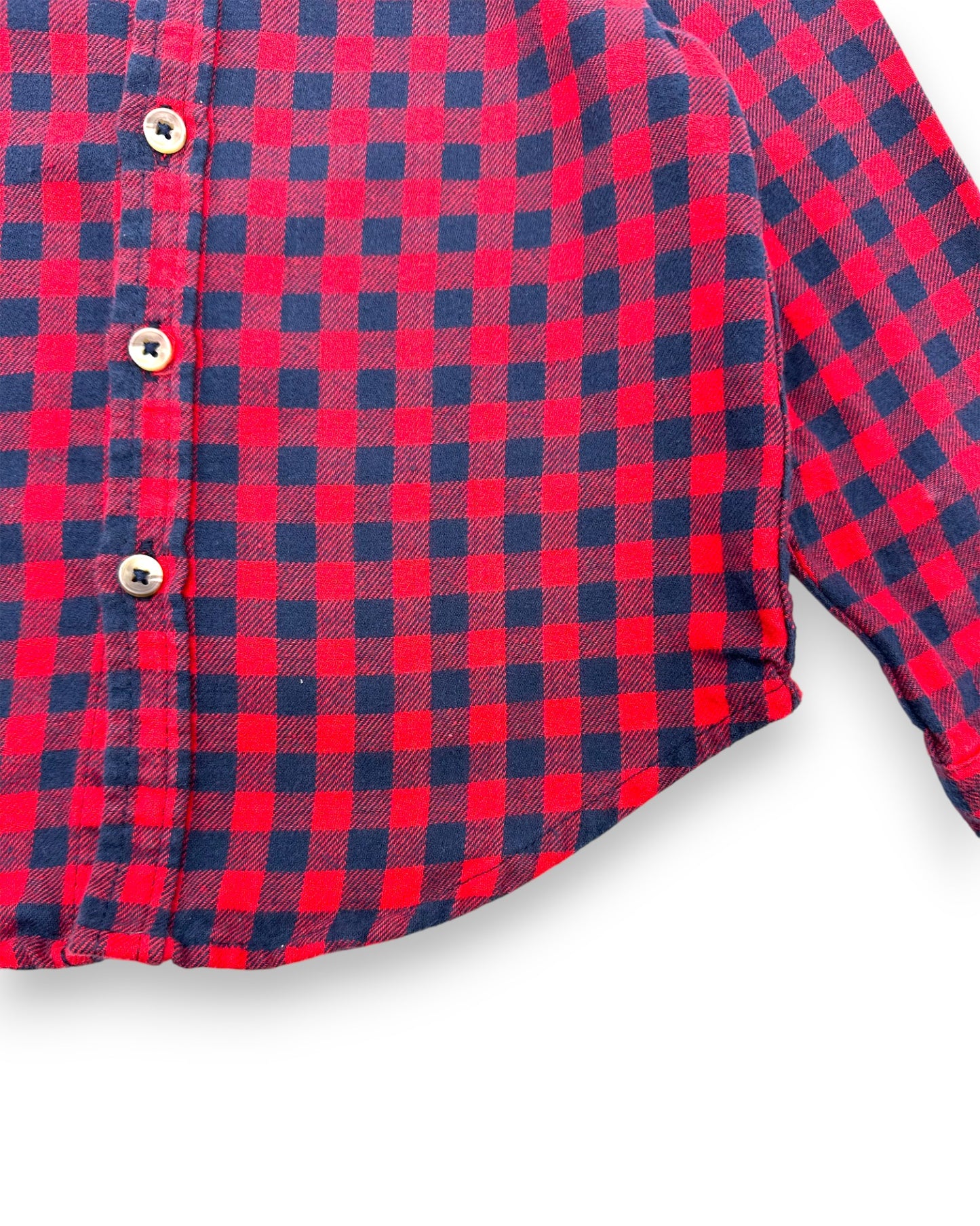 Camisa Xadrez Flanela 3 Anos