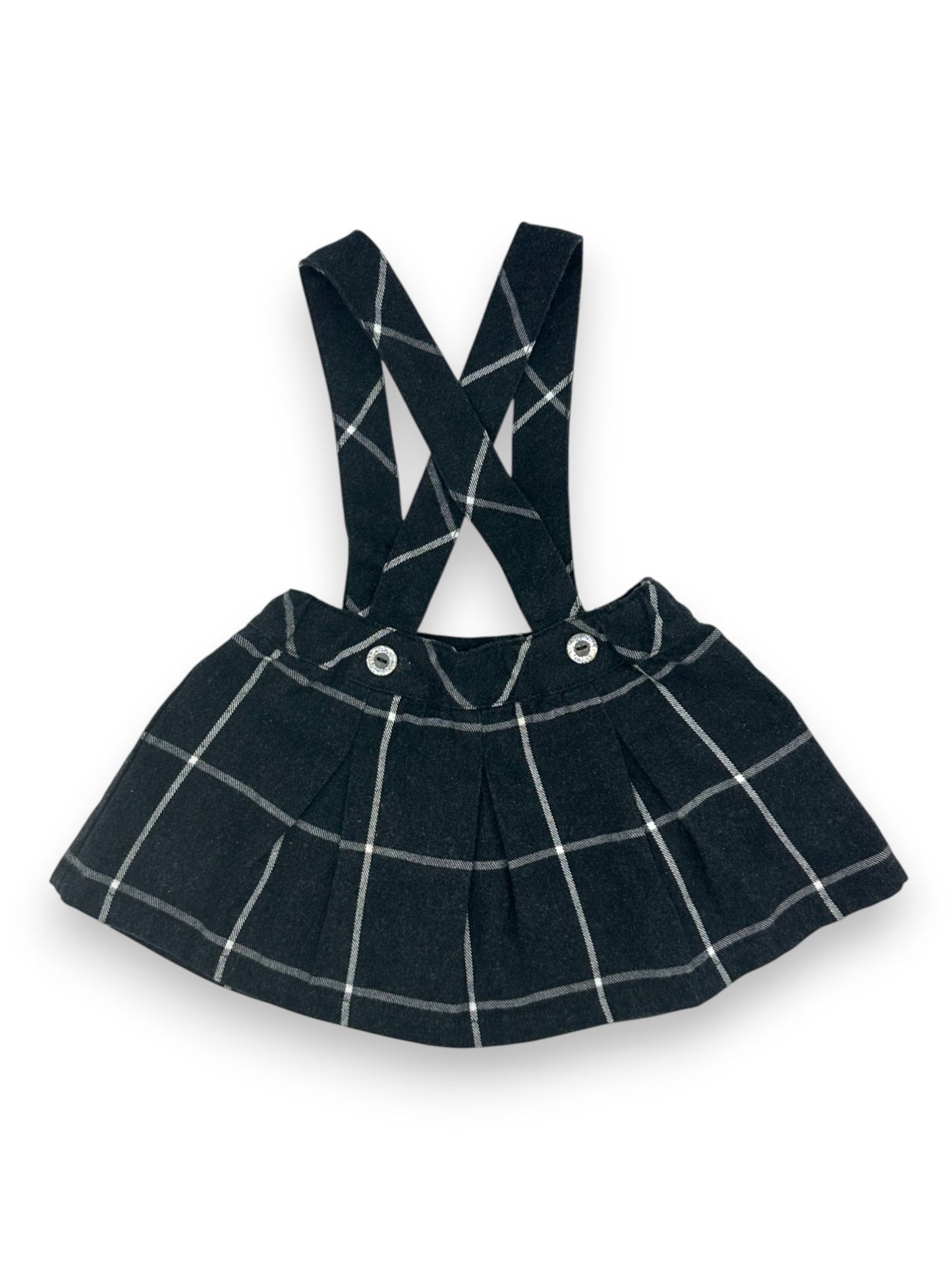 Flannel Suspender Skirt 12 Months