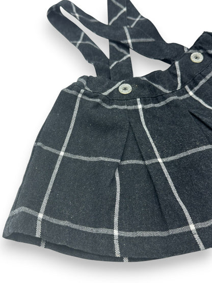 Flannel Suspender Skirt 12 Months