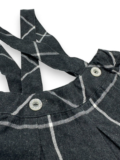 Flannel Suspender Skirt 12 Months
