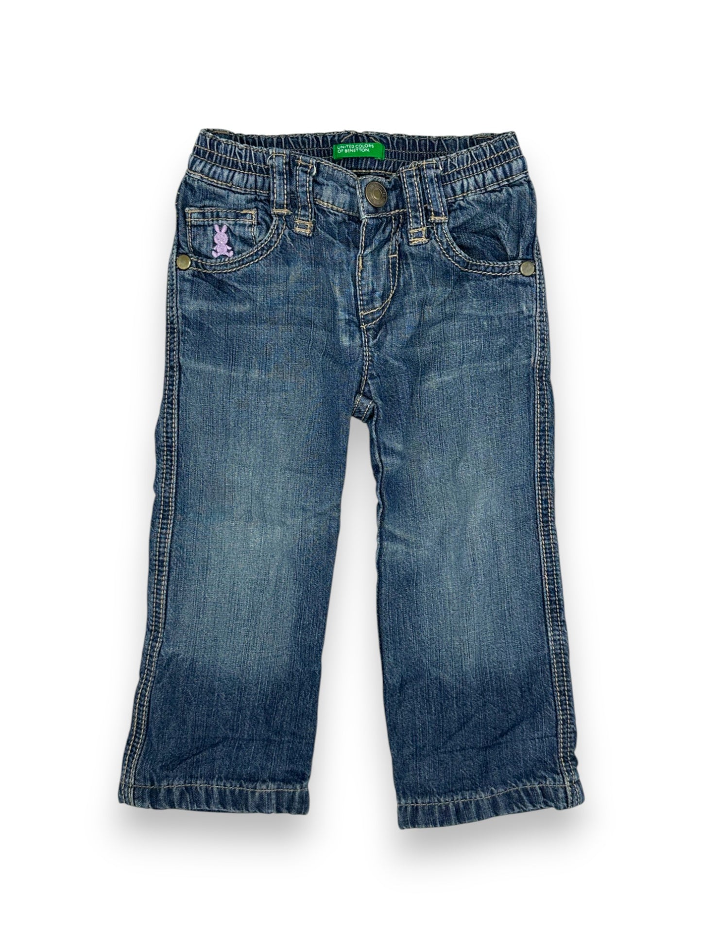 Vaqueros forrados BENETTON - 9-12 Meses