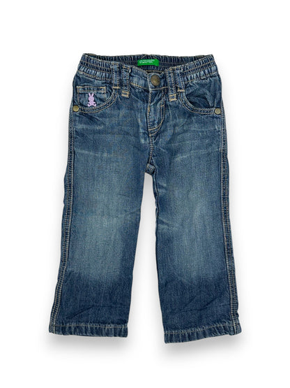 Vaqueros forrados BENETTON - 9-12 Meses