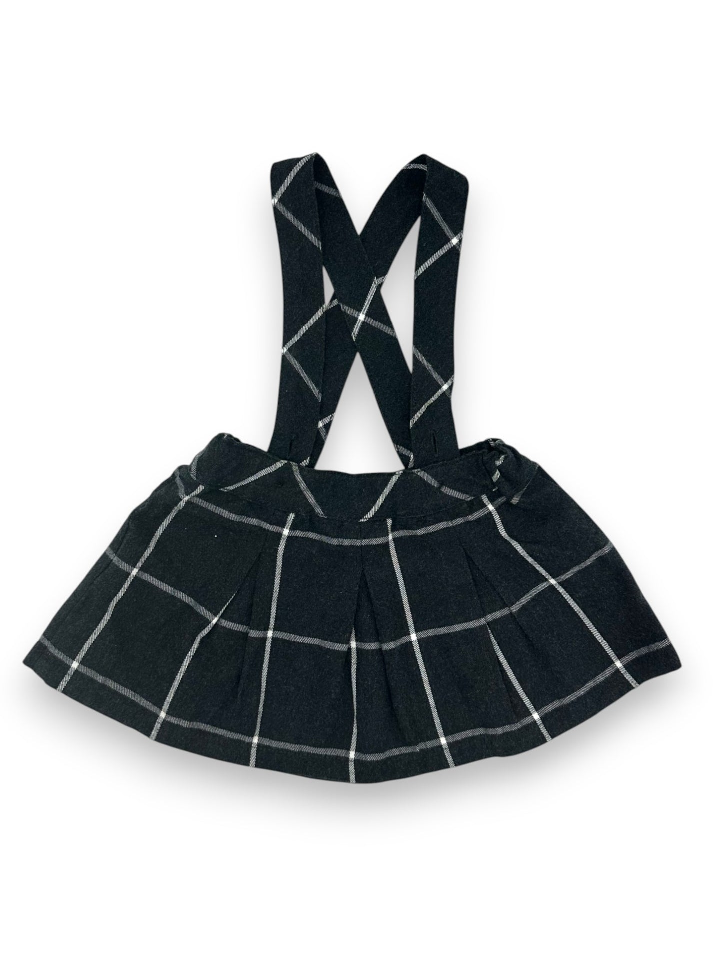Flannel Suspender Skirt 12 Months