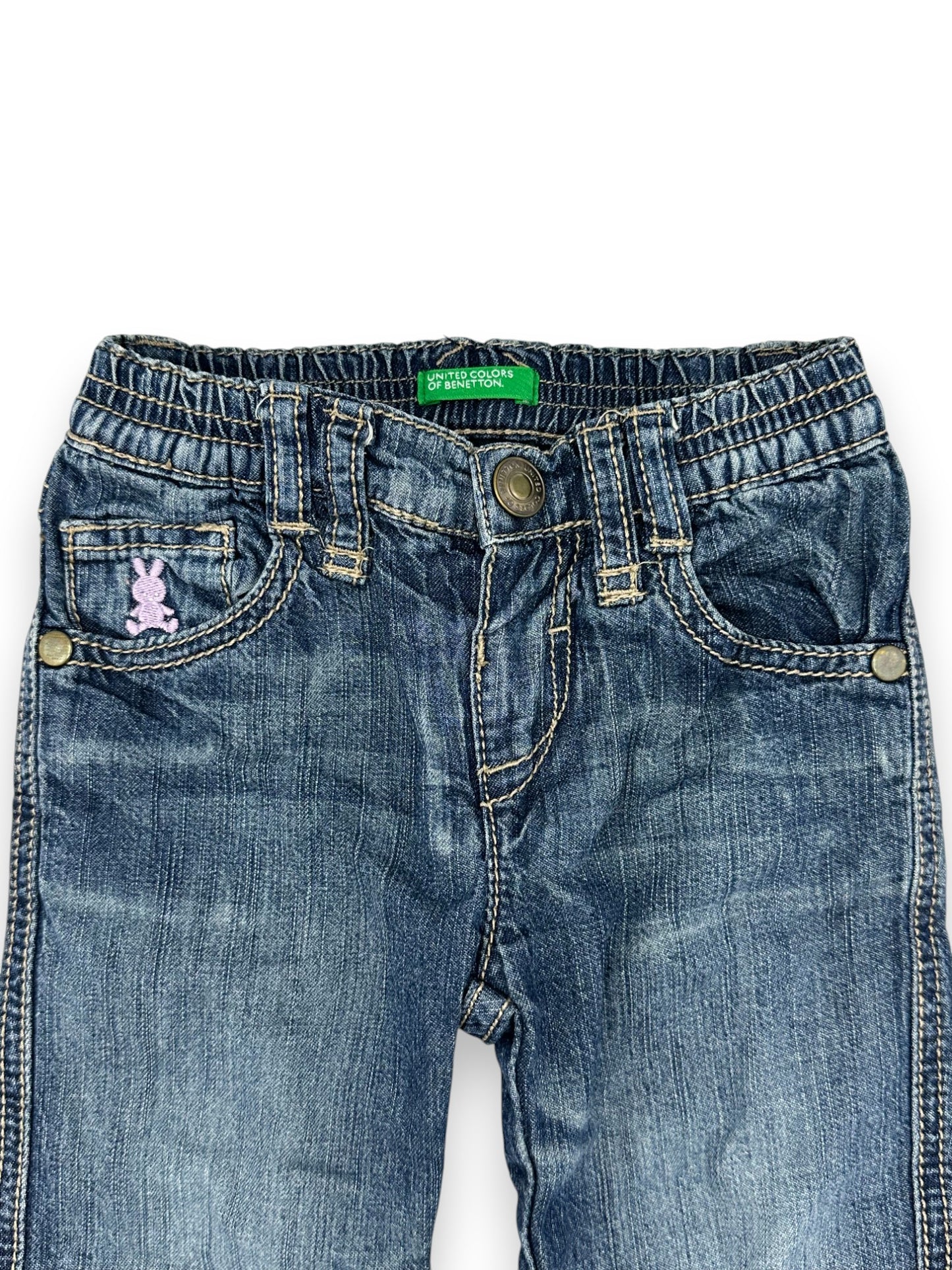 Vaqueros forrados BENETTON - 9-12 Meses