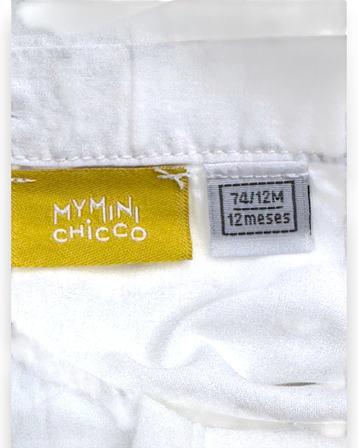 Blusa Branca 12 Meses