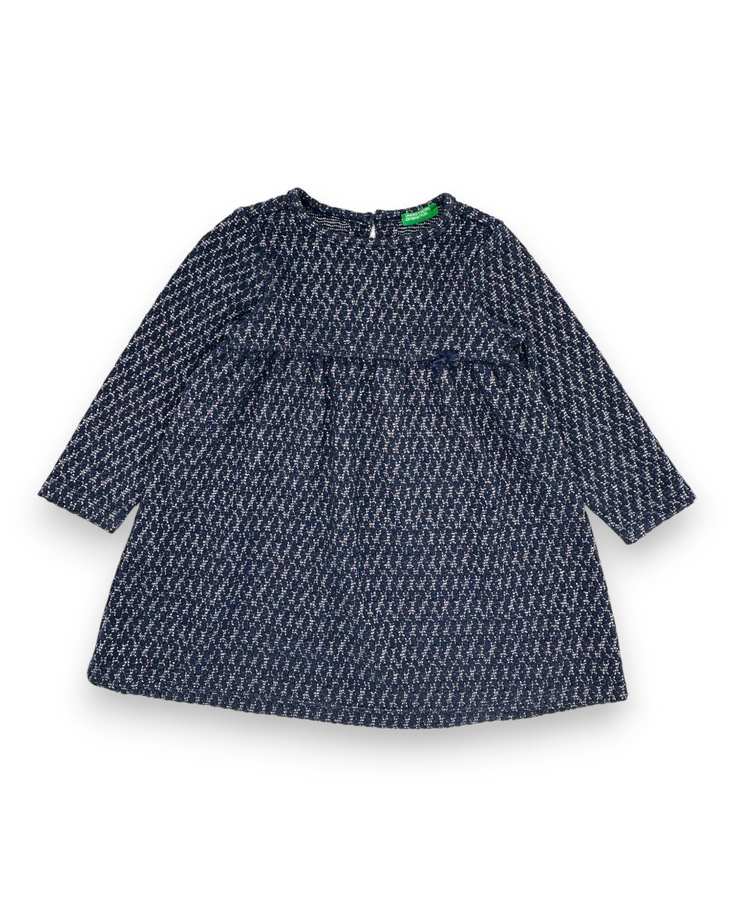 Vestido Azul Brilho 2 Anos