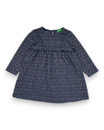 Vestido Azul Brilho 2 Anos