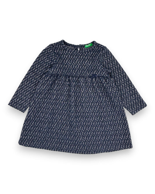 Vestido Azul Brilho 2 Anos