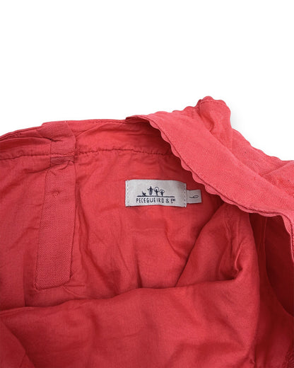 Vestido Linho Rosa 6 Anos