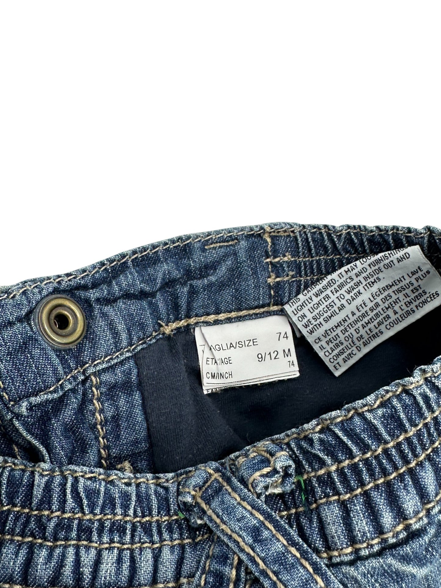 Vaqueros forrados BENETTON - 9-12 Meses