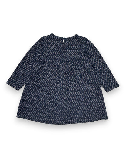 Vestido Azul Brilho 2 Anos