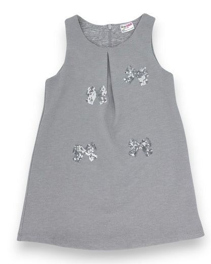 Vestido Cinzento Brilho 18-24 Meses