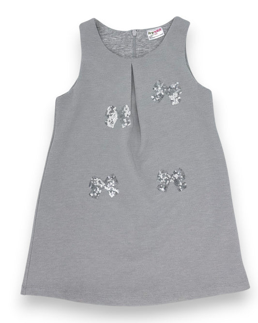Vestido Cinzento Brilho 18-24 Meses