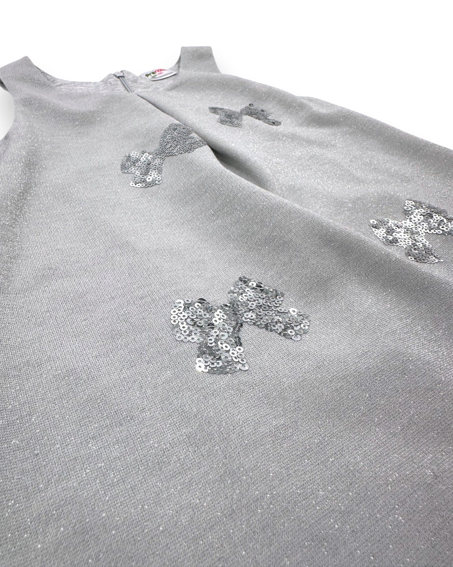 Vestido Cinzento Brilho 18-24 Meses