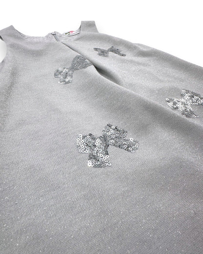 Vestido Cinzento Brilho 18-24 Meses