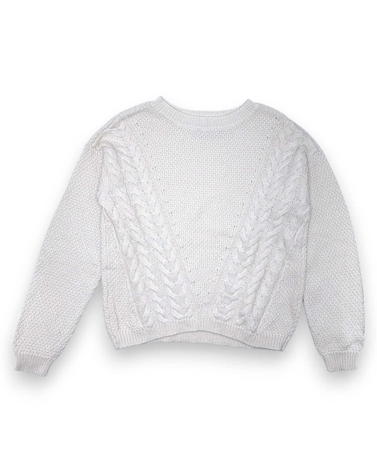 Camisola Malha Branca 7-8 Anos