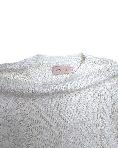 Camisola Malha Branca 7-8 Anos