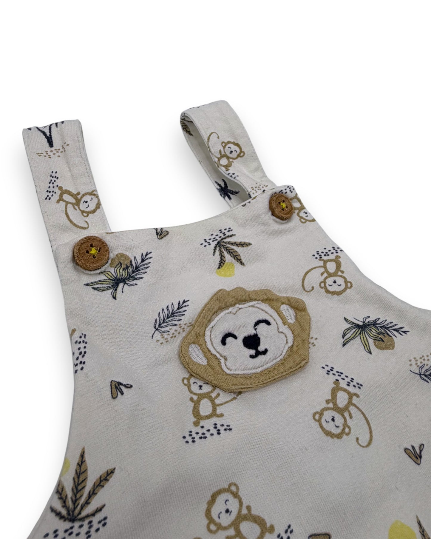 Jardineiras Bege 18 Meses