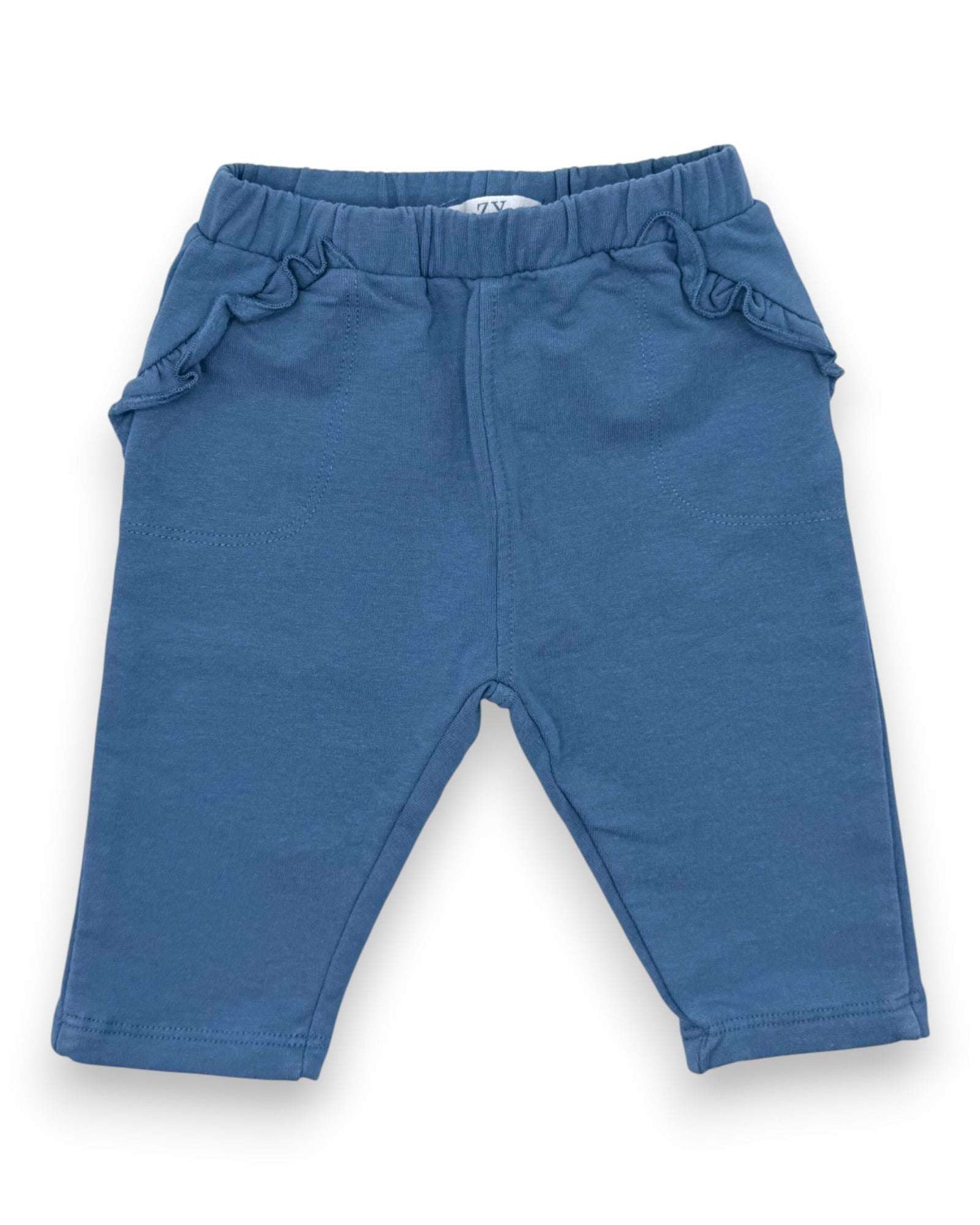 Pantalón Azul Volantes ZIPPY - 1-3 Meses