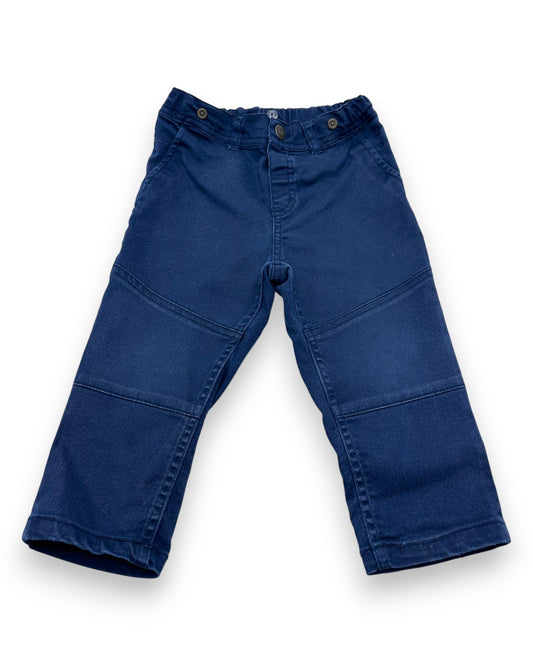 Calças Azuis 12-18 Meses
