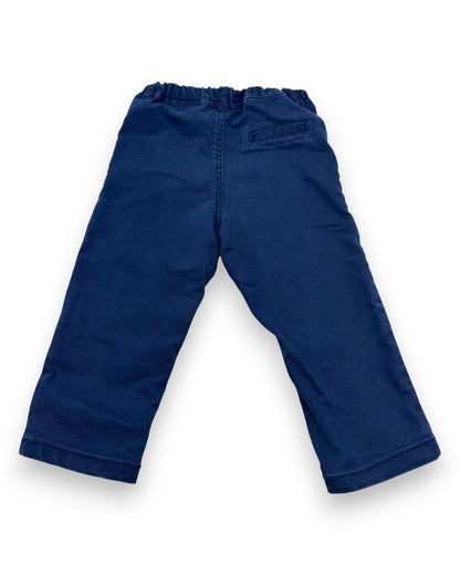 Calças Azuis 12-18 Meses