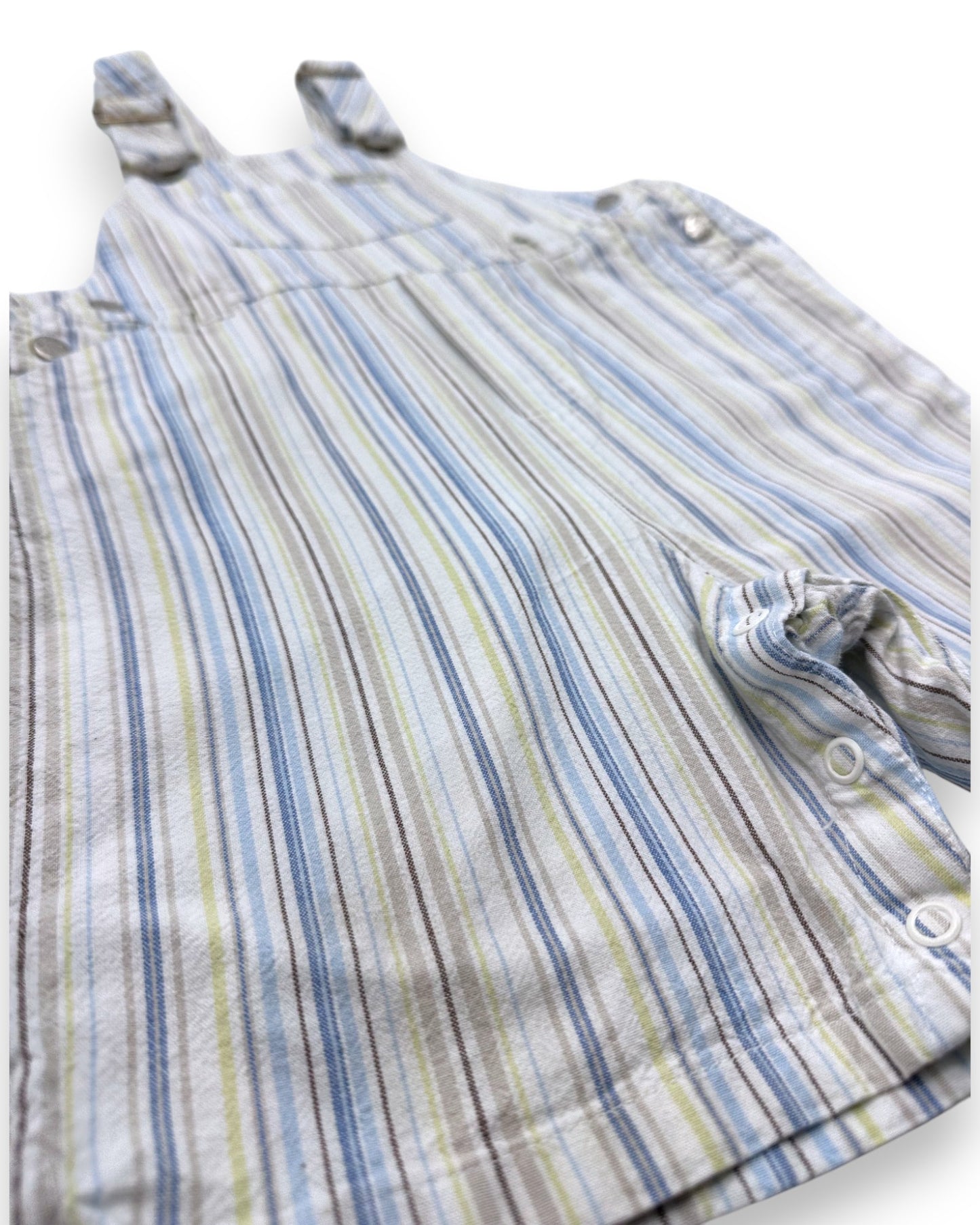 Jardineiras Riscas 12-18 Meses