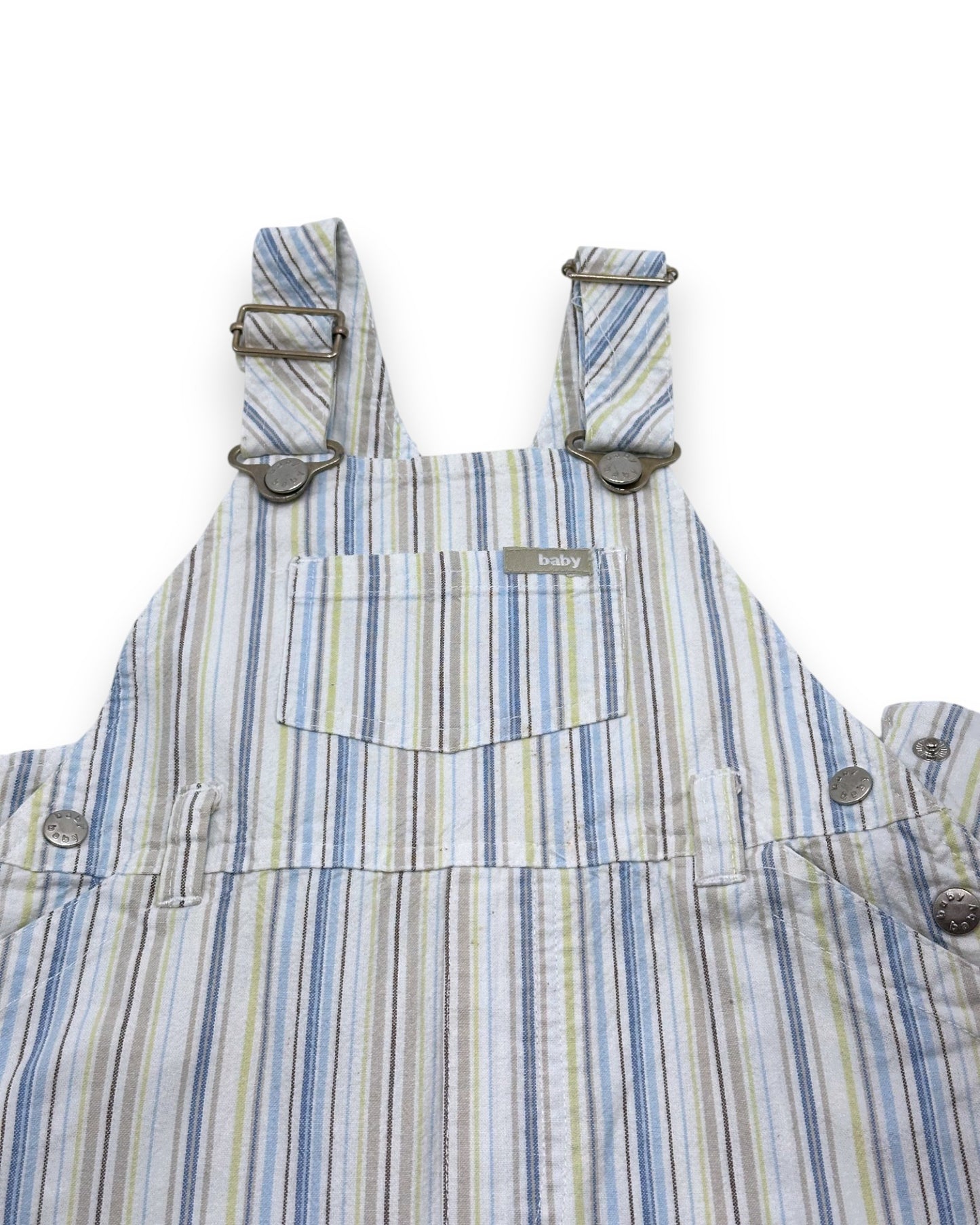 Jardineiras Riscas 12-18 Meses