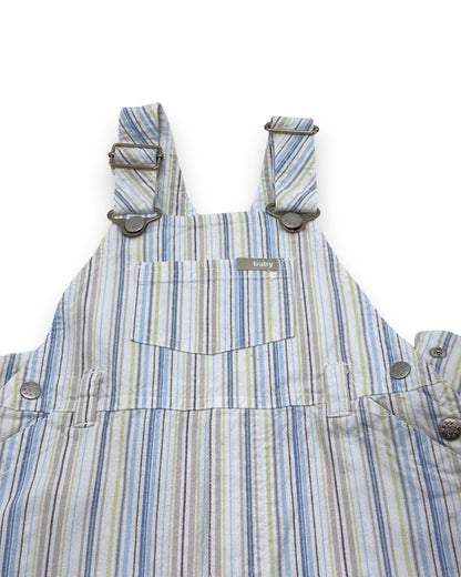 Jardineiras Riscas 12-18 Meses