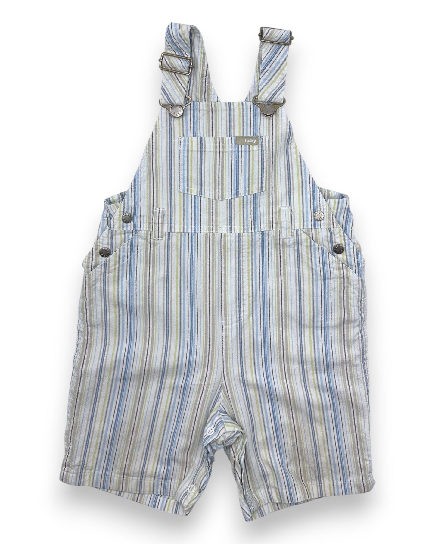 Jardineiras Riscas 12-18 Meses