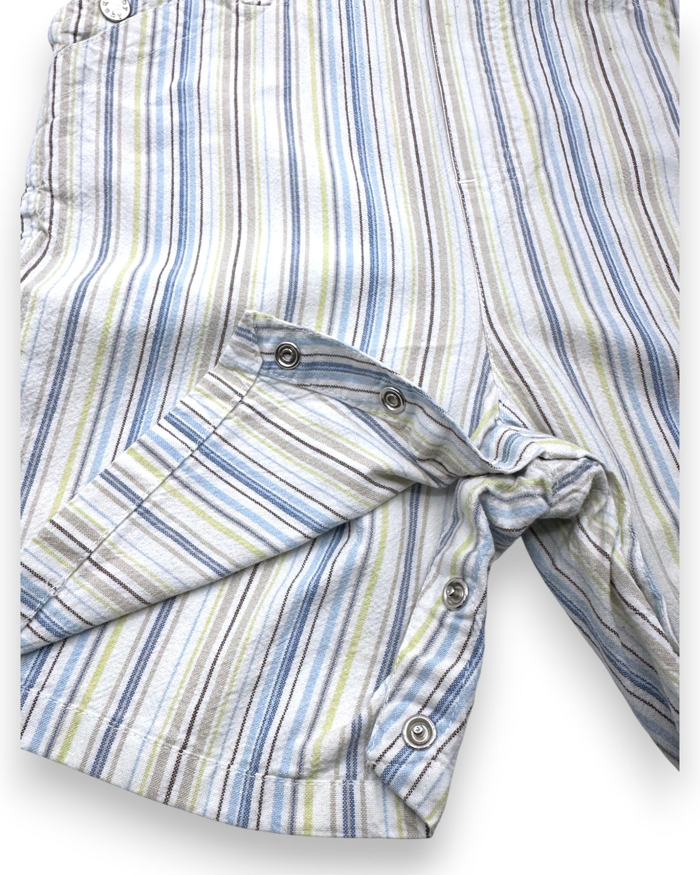 Jardineiras Riscas 12-18 Meses