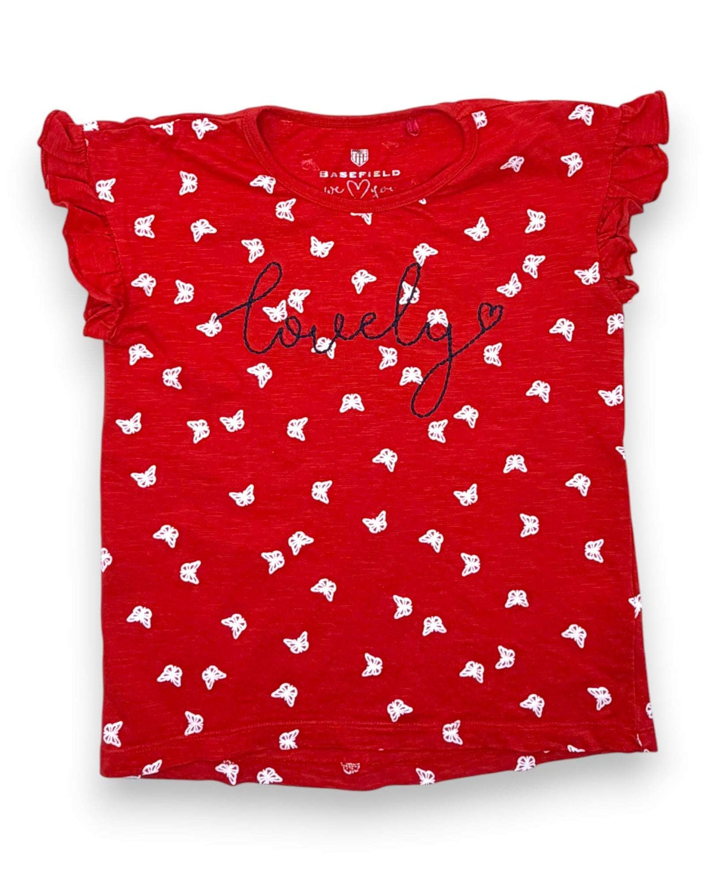 Camiseta Roja BASEFIELD - 6-7 Años