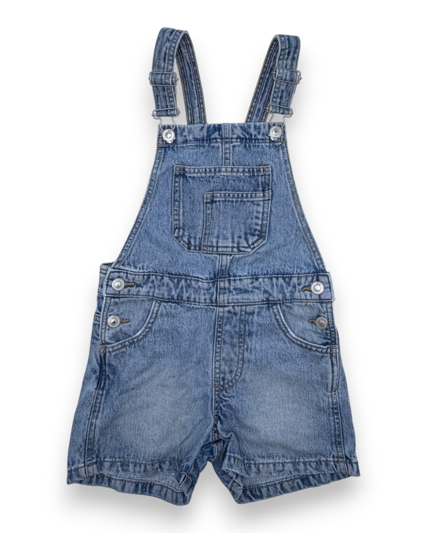 jardineiras Ganga Curtas 6-7 Anos