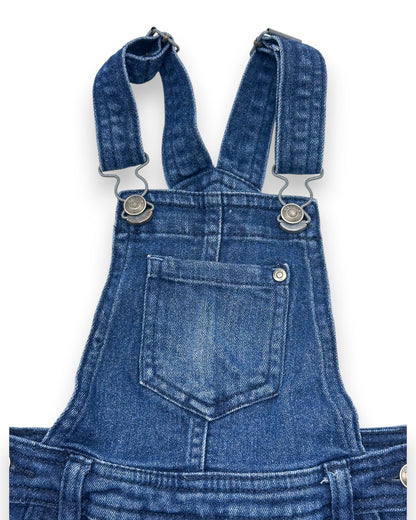Blue Denim Overalls, Size 3 Years