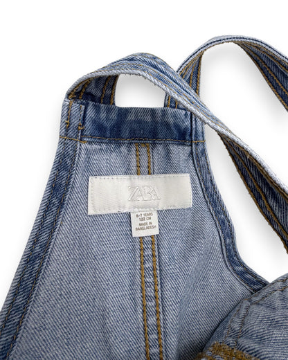 jardineiras Ganga Curtas 6-7 Anos