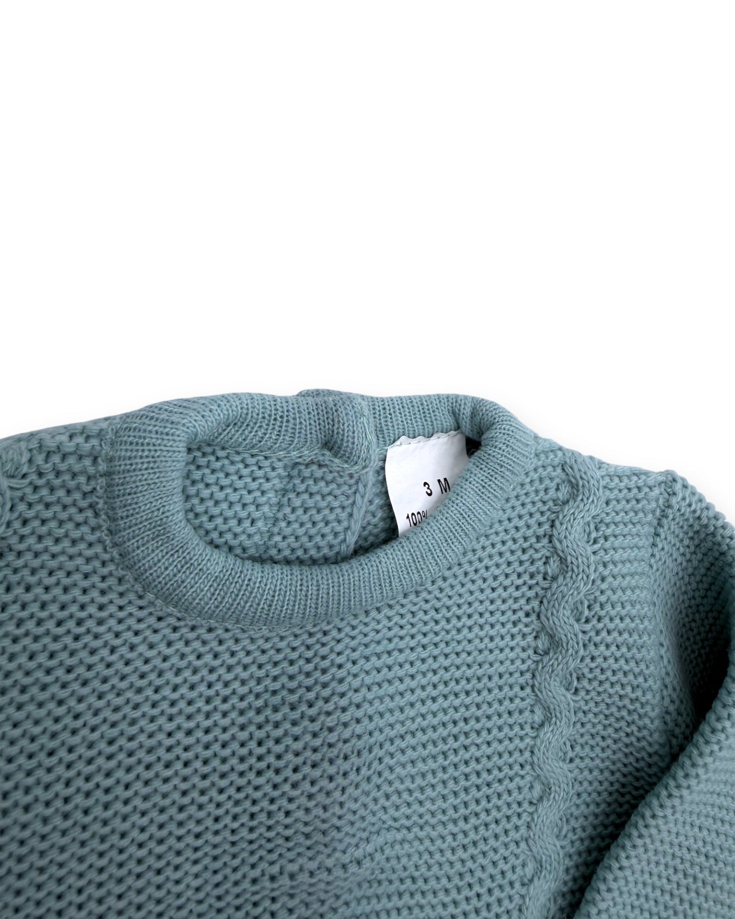 Blue Knit Set, 3 Months