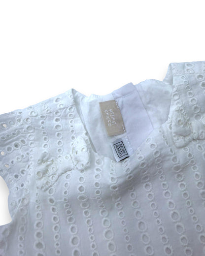 White Embroidered Dress, 18 Months