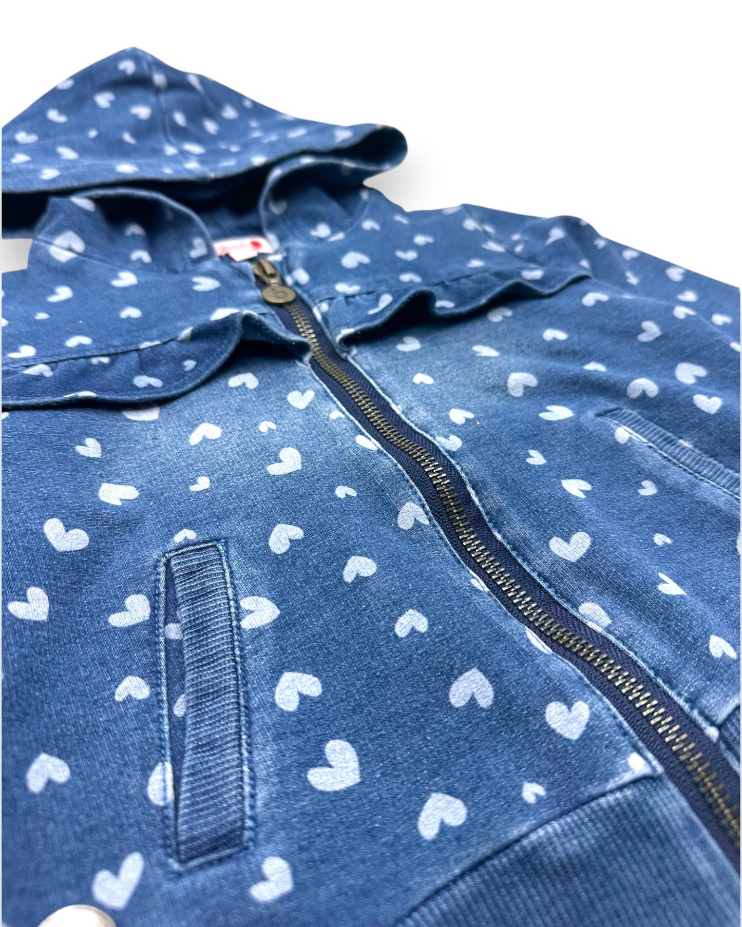 Sweater Azul Corações 2 Anos