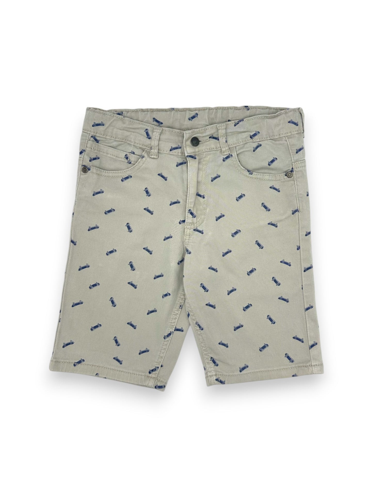 Beige Denim Shorts 7-8 Years