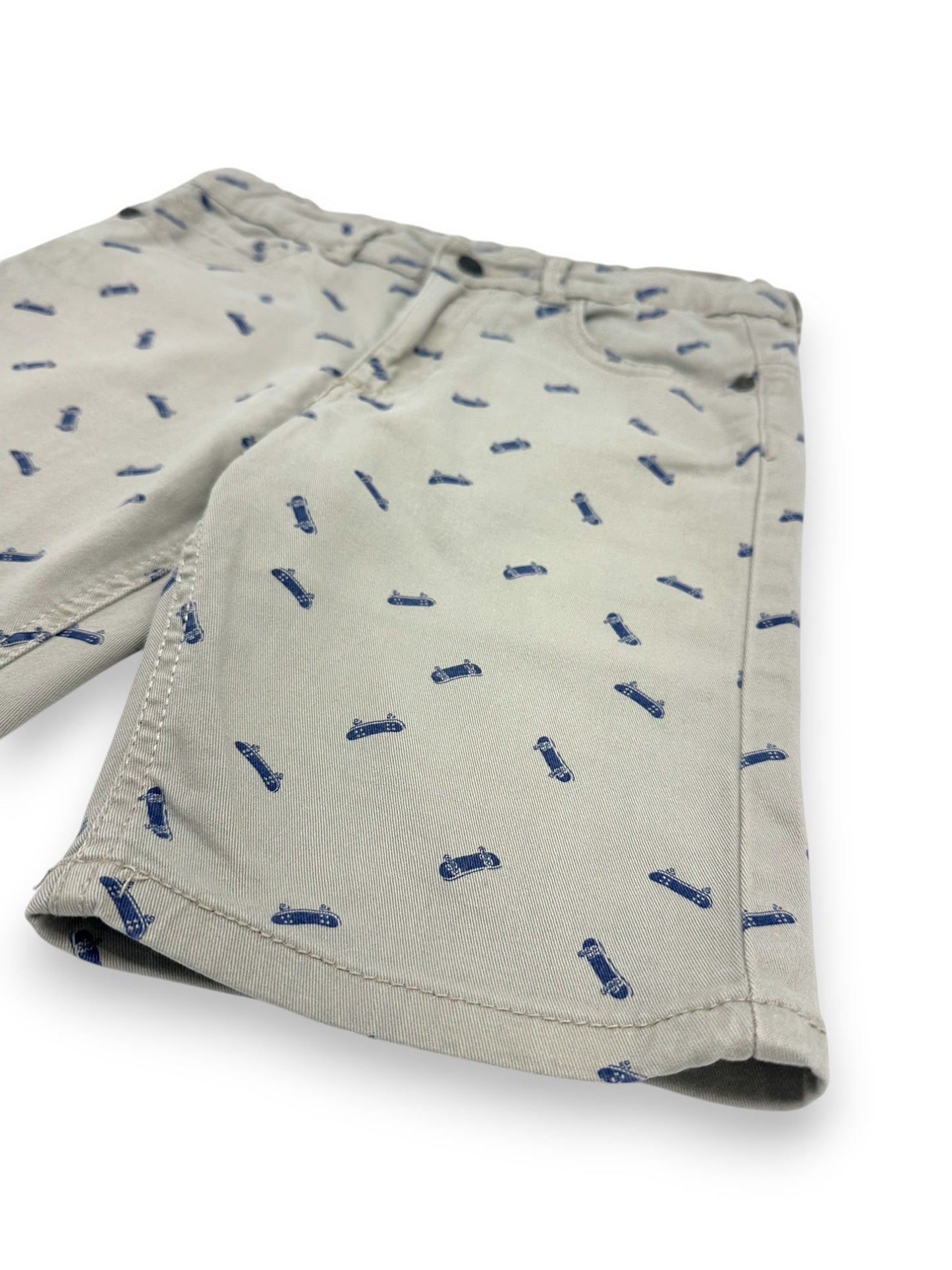 Beige Denim Shorts 7-8 Years