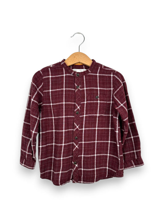 Camisa Flanela Xadrez 3-4 Anos