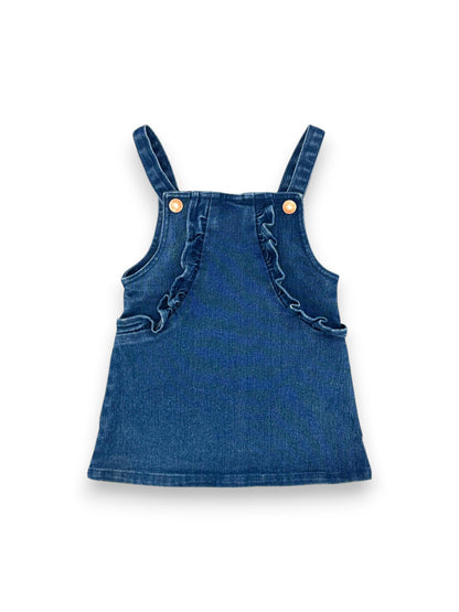 Blue denim dress 6-9 Months