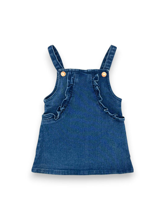 Blue denim dress 6-9 Months